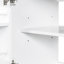 Base de meuble-lavabo de 30 po seulement blanc, multifonctionnel avec portes et rangement de tiroir, bois massif, tablette réglable, assemblage requis - tableau blanc, armoire, nécessaire, moderne-1196607329