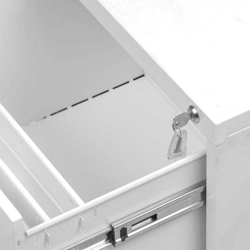 45.8cm Wide 4 -Drawer Steel File Cabinet, White
