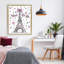 Cadre flottant Eiffel à pois Ooh La La, design par Jess Stempel-116124435-116124434