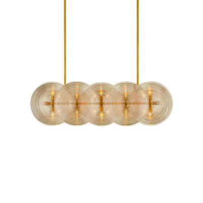 Lustre rectangulaire Whirlwind à 10 lumières
