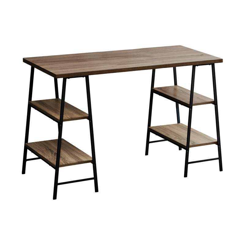 Computer Desk, Taupe/Black