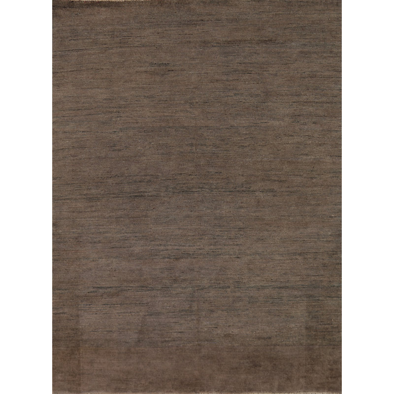 Tapis brun foncé Gabbeh 5 x 7