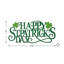 Décoration murale en métal «Happy St. Patrick's Day»