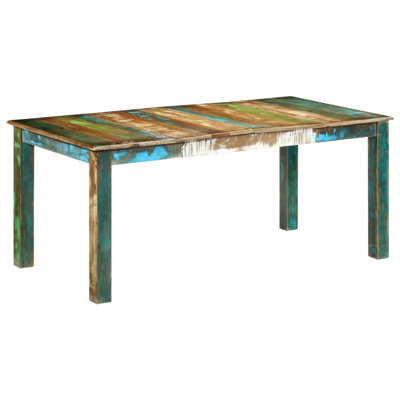 Julieana Dining Table 70.9"X35.4"X29.9" Solid Wood Reclaimed