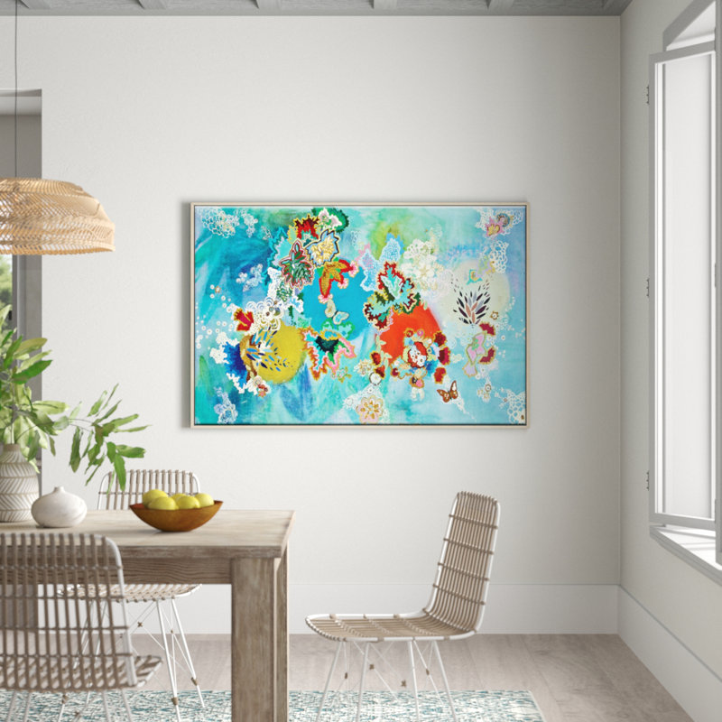 Dios A Las Orugas Copia by Lia Porto - Print on Canvas, Timber, 51cm H x 76cm W