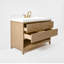 Meuble-lavabo simple autoportant de 48 po avec comptoir en quartz blanc et sous-comptoir Momo-116723352-103966006