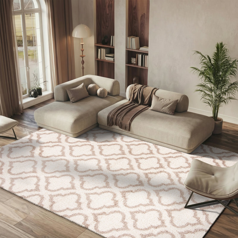 Tapis à poils longs Darrold Hudson, Rectangle 8 pi x 10 pi