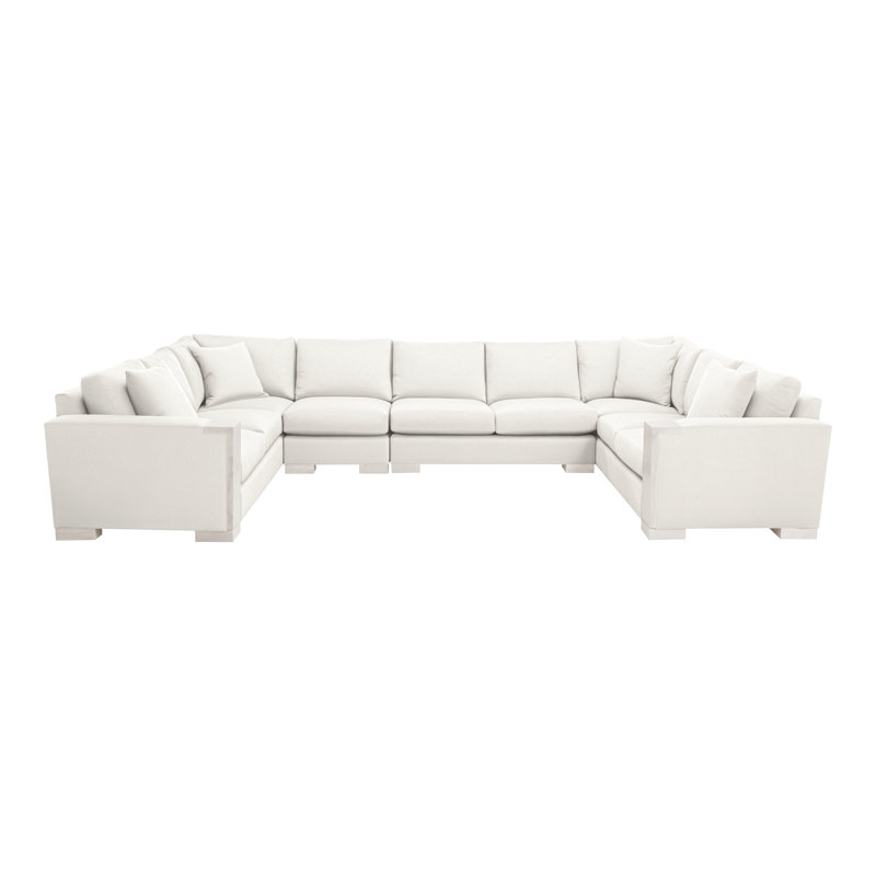 Michael Weiss 4-Piece Abingdon Sectional, Kennelly Snow, Navajo