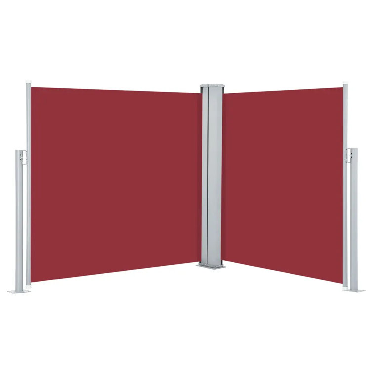 Dakota Fields 1000cm W x 0.285cm D Fabric Cover Motorised Retractable Side Awning