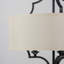 Lustre à abat-jours cylindrique à trois lumières-689138726