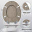 Wooden Toilet Seat With Unique Design 18 Inch Mdf Wood
