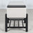 Upholstered Storage Bench With A Bottom Shelf-45981511