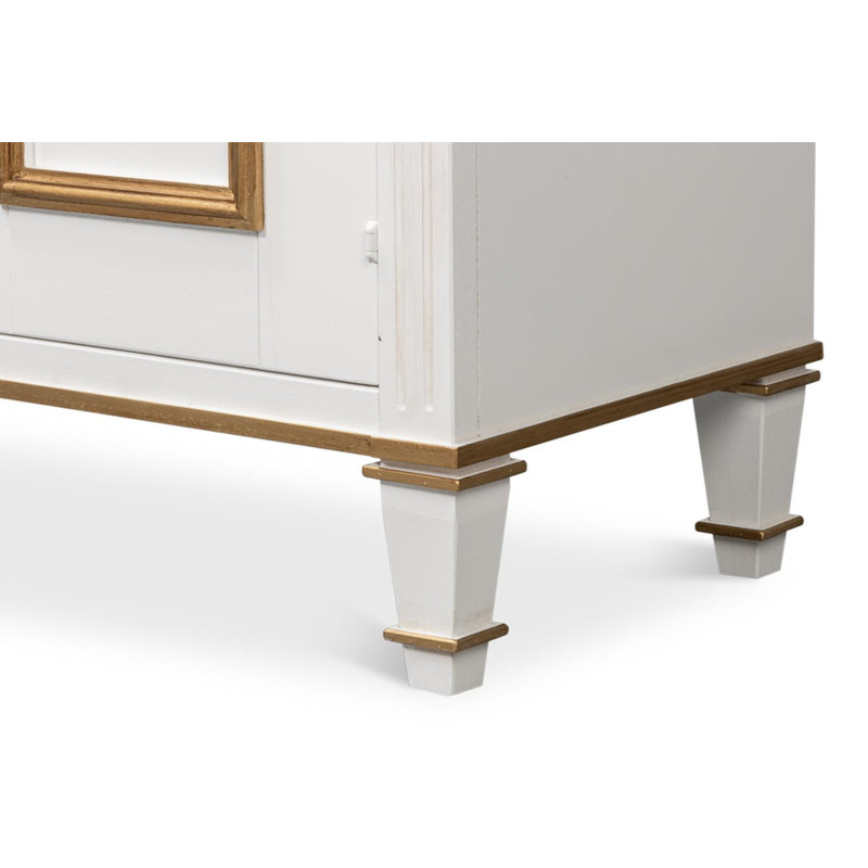 Louis XVI 60'' W Buffet, Cotina White