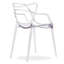 Fauteuil empilable en polycarbonate Modern