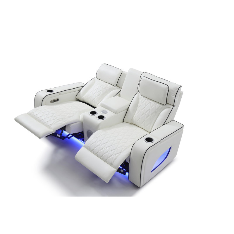 Causeuse inclinable Lumin G00807A-RL, blanc