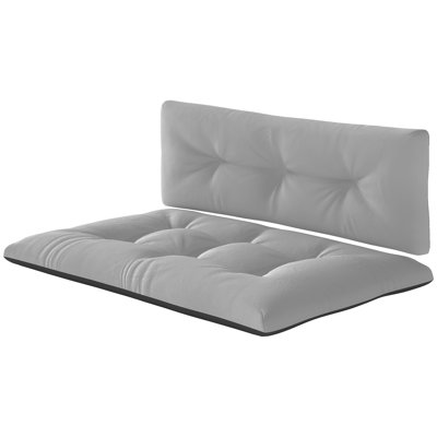 Coussins de palette 2 places pour l'extérieur 2,9 po