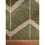 Vert | Tapis d'intérieur beige géométrique en laine noué à la main-463120022