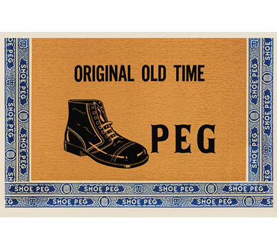 Original Old Time Peg Vintage Advertisement