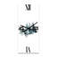 Horloge murale Minimalistic Winter Mountains and Fir Forest III-2077491213