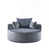 Blue Gray Chenille