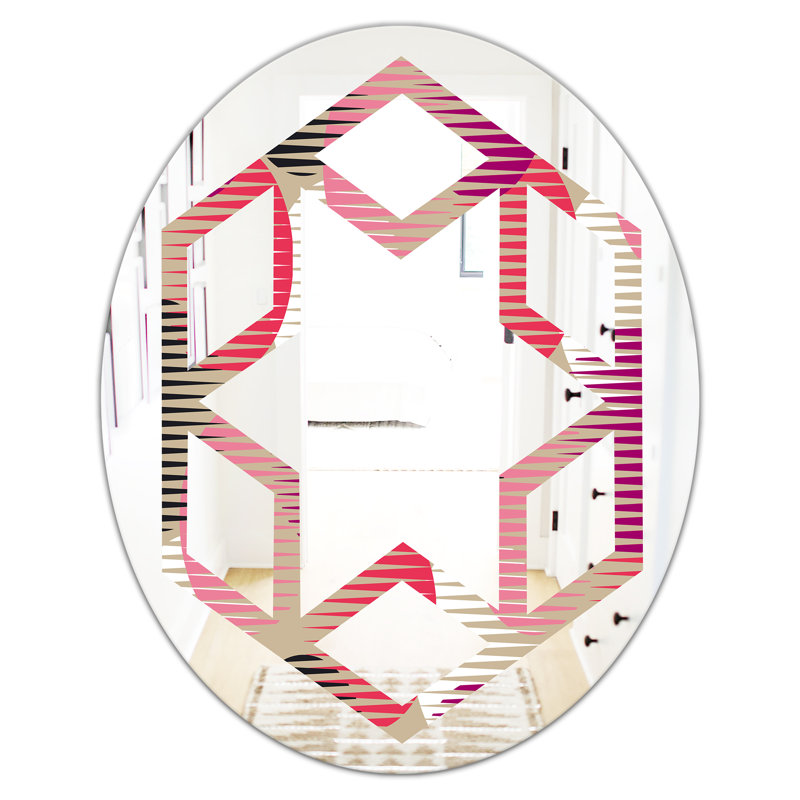 Miroir mural Hexagon Star, H 31,5 po x l 23,7 po