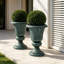 Jardinières urne 20 "en polypropylène résistant aux intempéries Drainage pré-percé largeur 14,5" style grec-1472579405