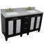 Ensemble de meuble-lavabo double 61 "avec miroir Schreck-1157223984-1157223991