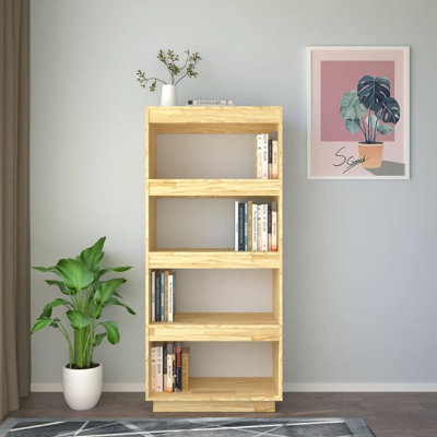 Goshgar 135cm H Solid Wood Etagere Bookcase