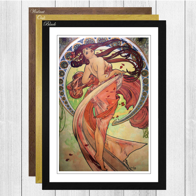 Single Picture Frame Print, Walnut