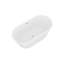Baignoire de trempage autoportante en acrylique avec bonde escamotable et trou de trop-plein-125397132-125397135