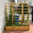 Outdoor Foldable Wood Privacy Screen with Planter Box, 47.3“ x 55.2”, Natural