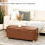 Banc de rangement avec repose-pieds 40 po