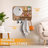 Key Holder For Wall With Shelf,Wooden Key Rack With Key Hook With Mirror And 4 Key Hooks For Rustic Entrances Hallways Living Rooms And Bedrooms 16"X12"-111565543
