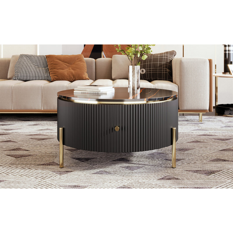 Table de rangement Chic Chic, Noir