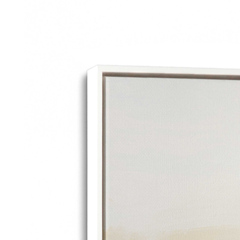 Ensemble de 2 paysages nuageux, H 33 po x l 66 po, Cadre flottant blanc opaque