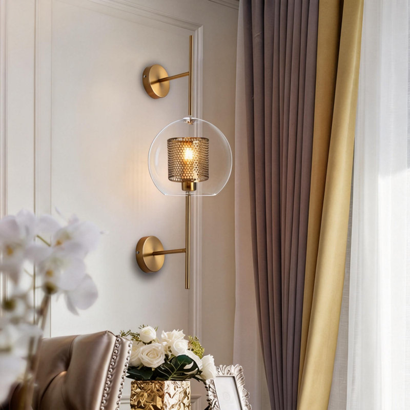 Globe Glass Wallchiere Simplicity Corridor Wall Light