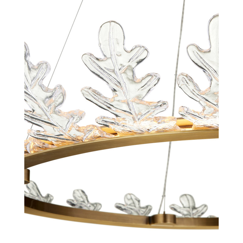 Oakwreath 1 - Light LED Chandelier