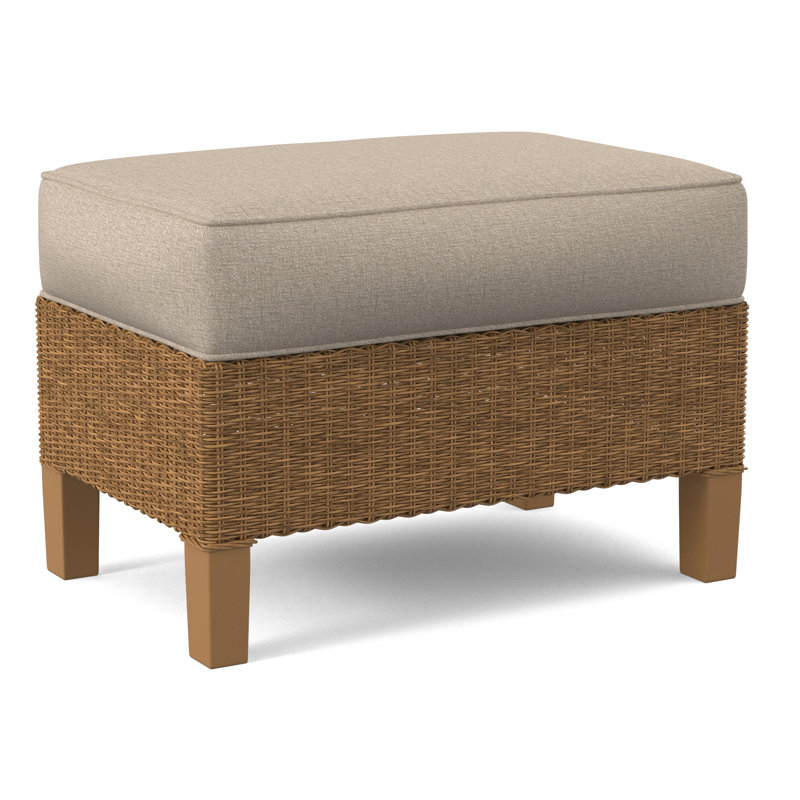 Gibraltar Ottoman, Basic Blue; 0317-63, Stone Hearth