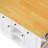 53inch Large Kitchen Island with 2 Bar Stools, Power Outlet-102218099