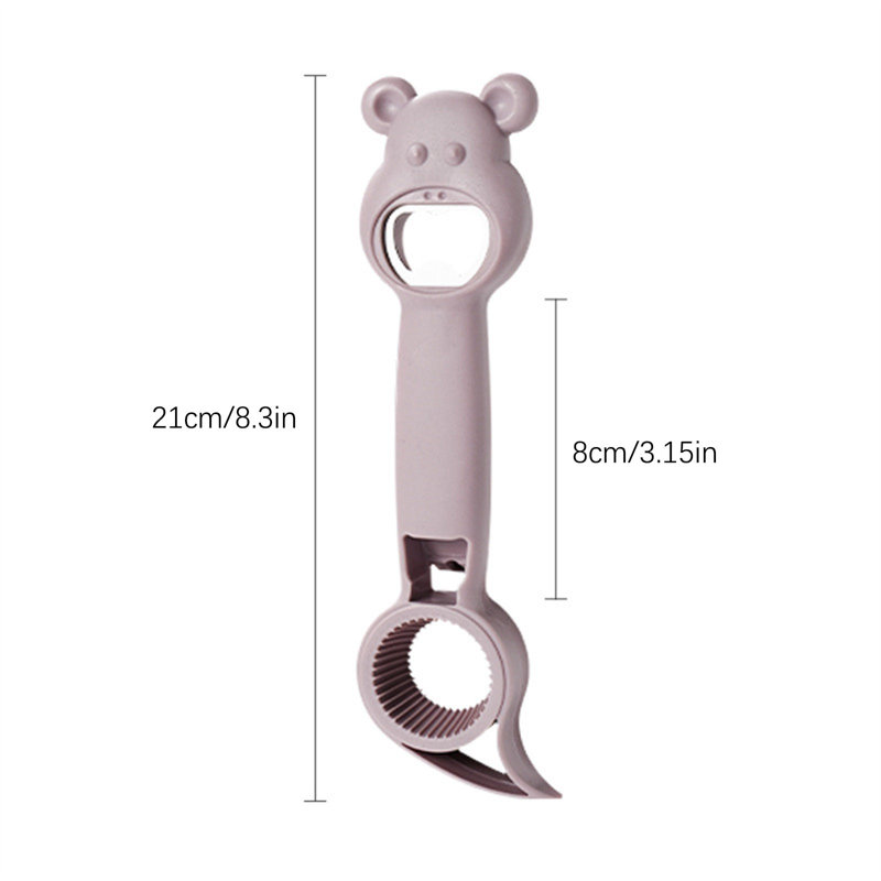 Ouvre-bouteille multi-usages 4-en-1, B