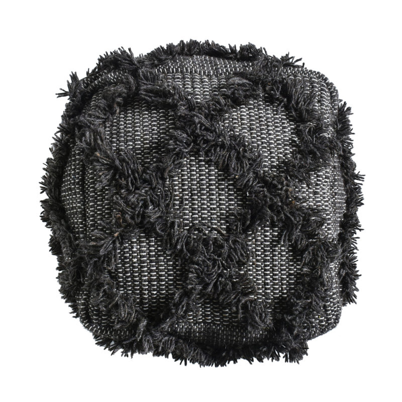 Pouf en laine et coton Jumanji