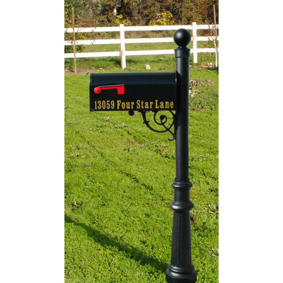 Lewiston Mailbox Aluminum Post Mounted Mailbox
