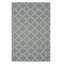 Tapis contemporain ivoire en laine tissé à plat Ruby Moroccan-17250042