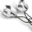 Black Orchid 2 Piece Serving Set
