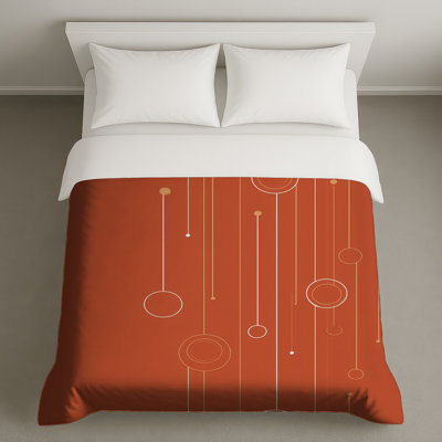 Housse de couette à motif abstrait