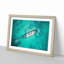 Shipwreck in Black Rock Beach Australia - Picture Frame Graphic Art Print-55764633-55764634