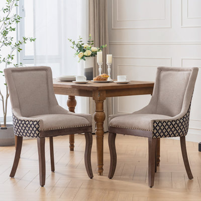 Furniture, Ultra Side Dining Chair, Thickened fabric chairs