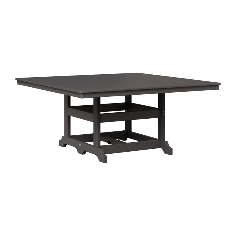 Table de salle à manger Berlin Classic, Gris fumée, Gris fumée