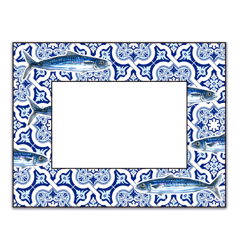 Charona Blue Wall Mounted Picture Frame