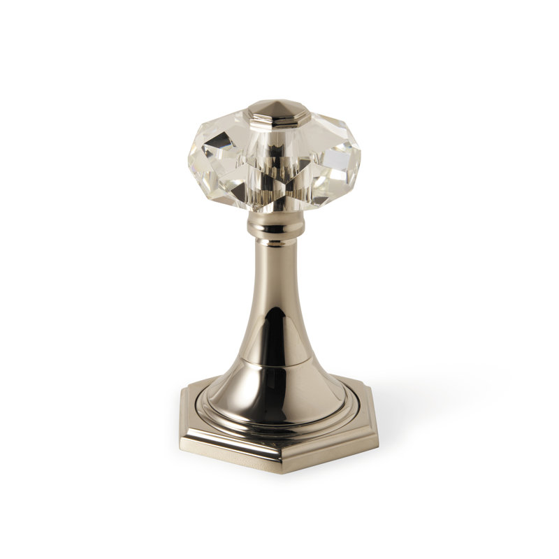 Gemstone Mixer Wall Mounted Bathroom Faucet, Polished Nickel